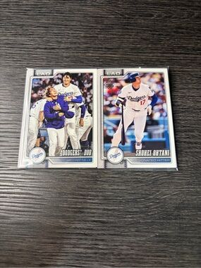 2026 Topps Series 1 Los Angeles Dodgers Baseball Cards – 10 Card Team Pack
